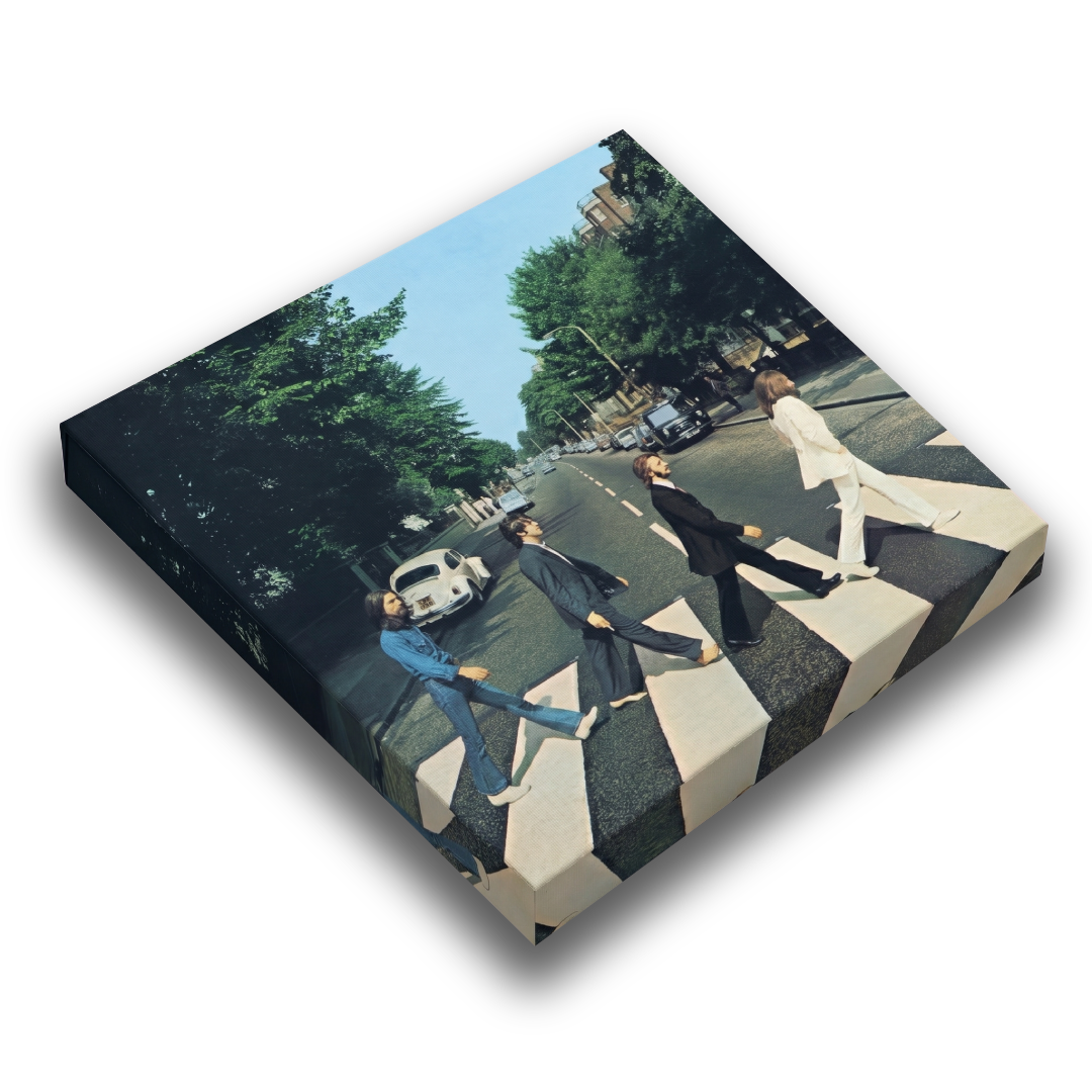 abbey road - the beatles wooden canvas