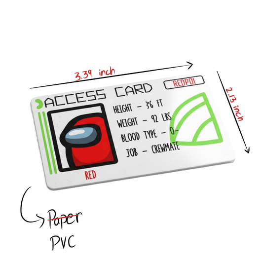 crewmate access card - among us