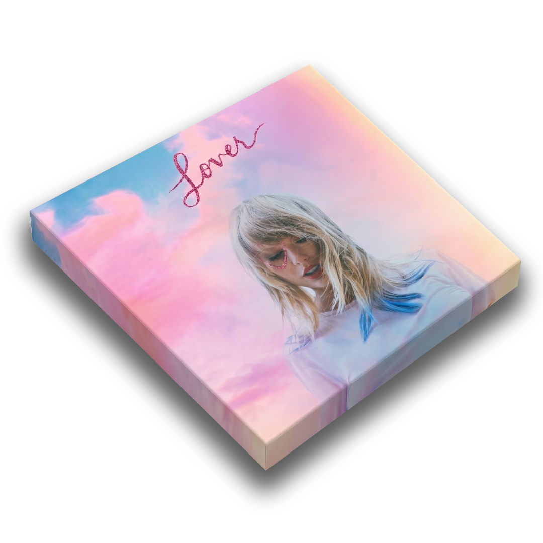 lover - taylor swift wooden canvas
