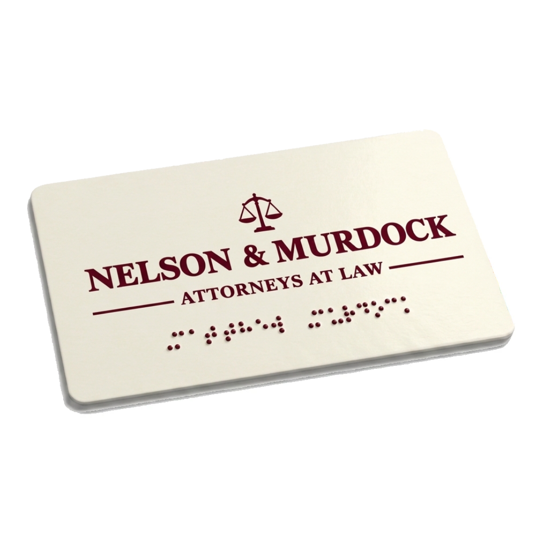 nelson murdock business card - daredevil | marvel