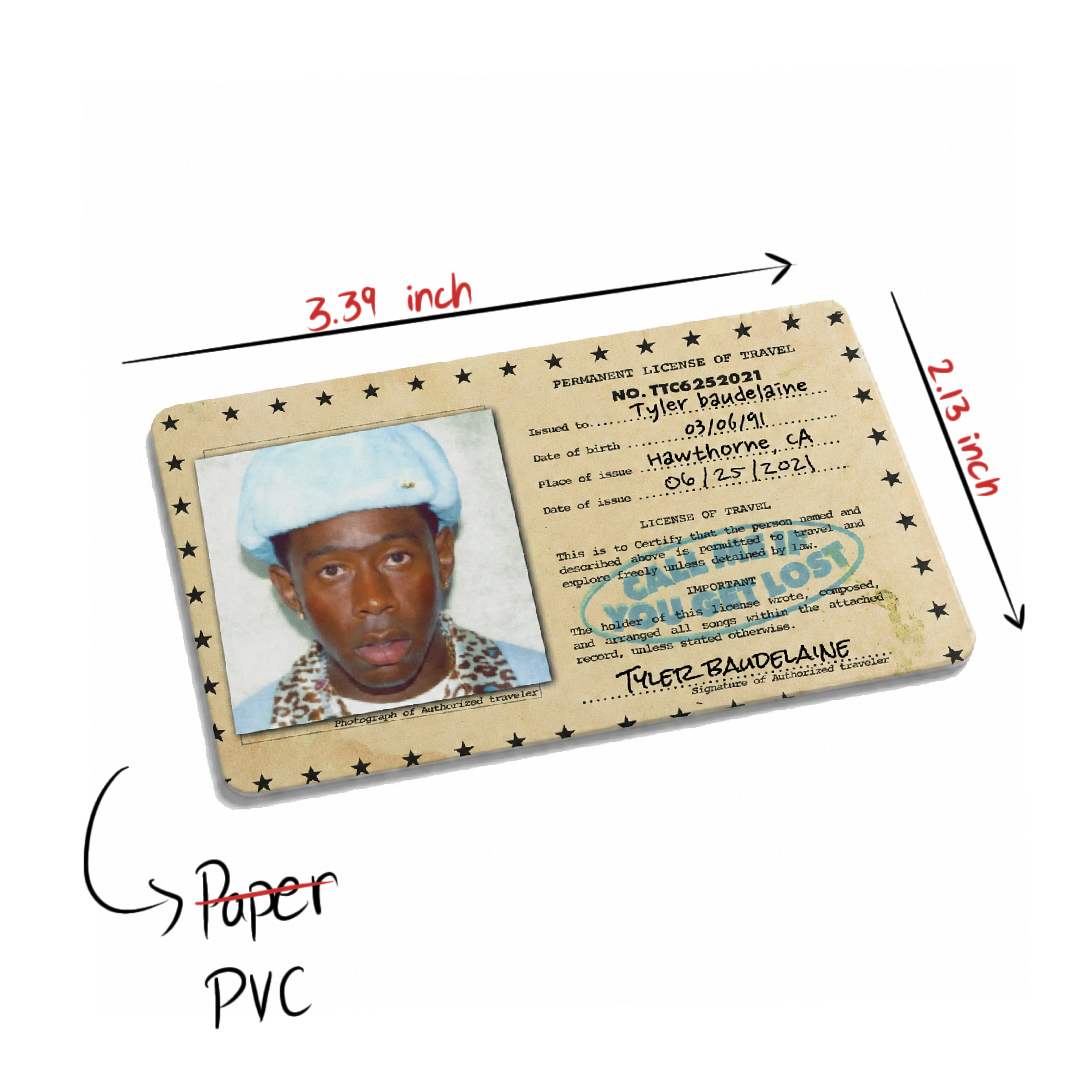 call me if you get lost travel license - tyler, the creator | customisable