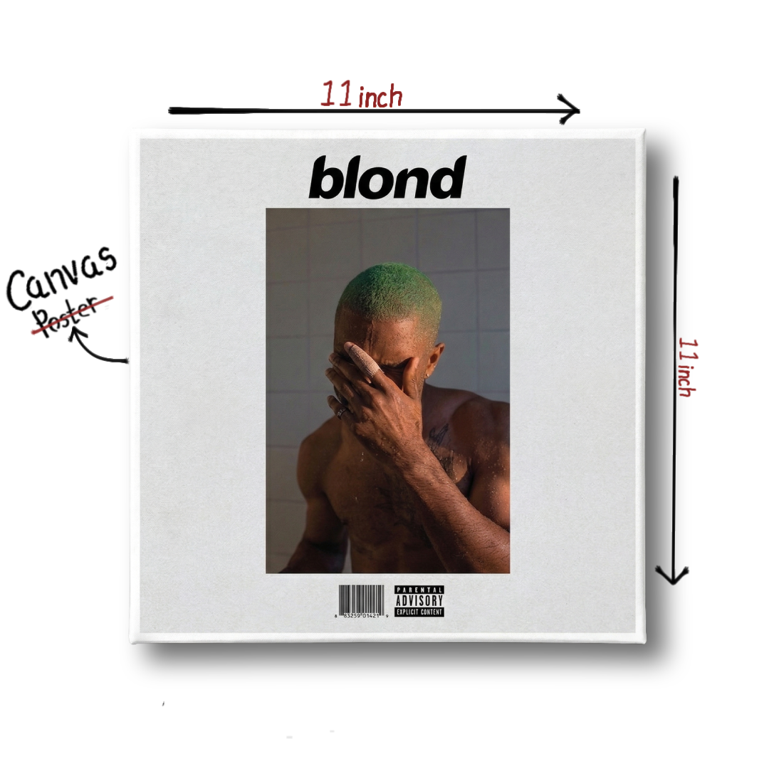 blonde - frank ocean wooden canvas