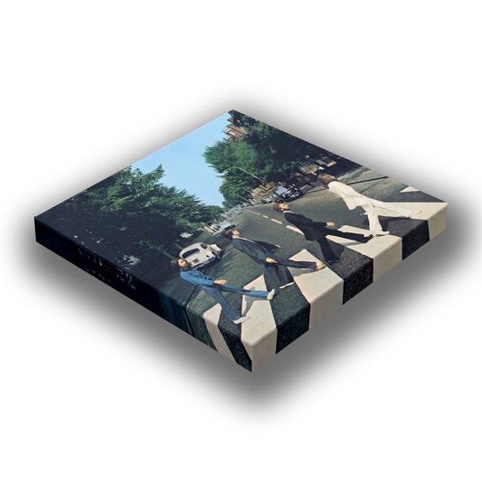 abbey road - the beatles wooden canvas