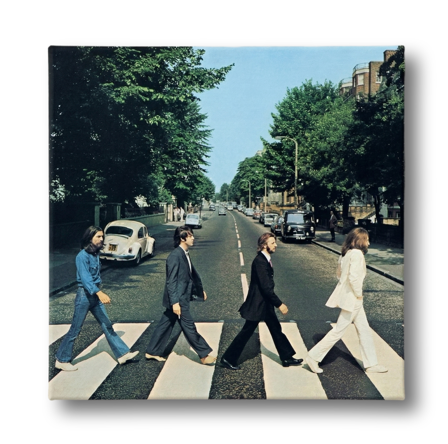 abbey road - the beatles wooden canvas