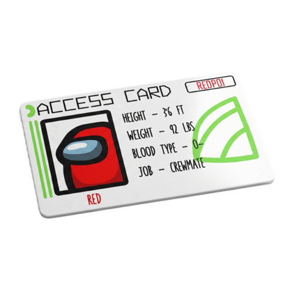crewmate access card - among us