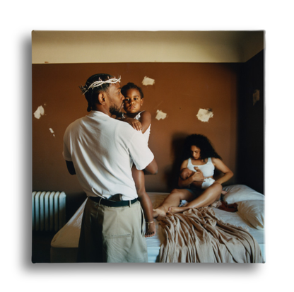 mr.morale & the big steppers - kendrick lamar wooden canvas