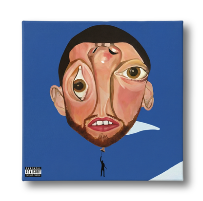 balloonerism - mac miller wooden canvas