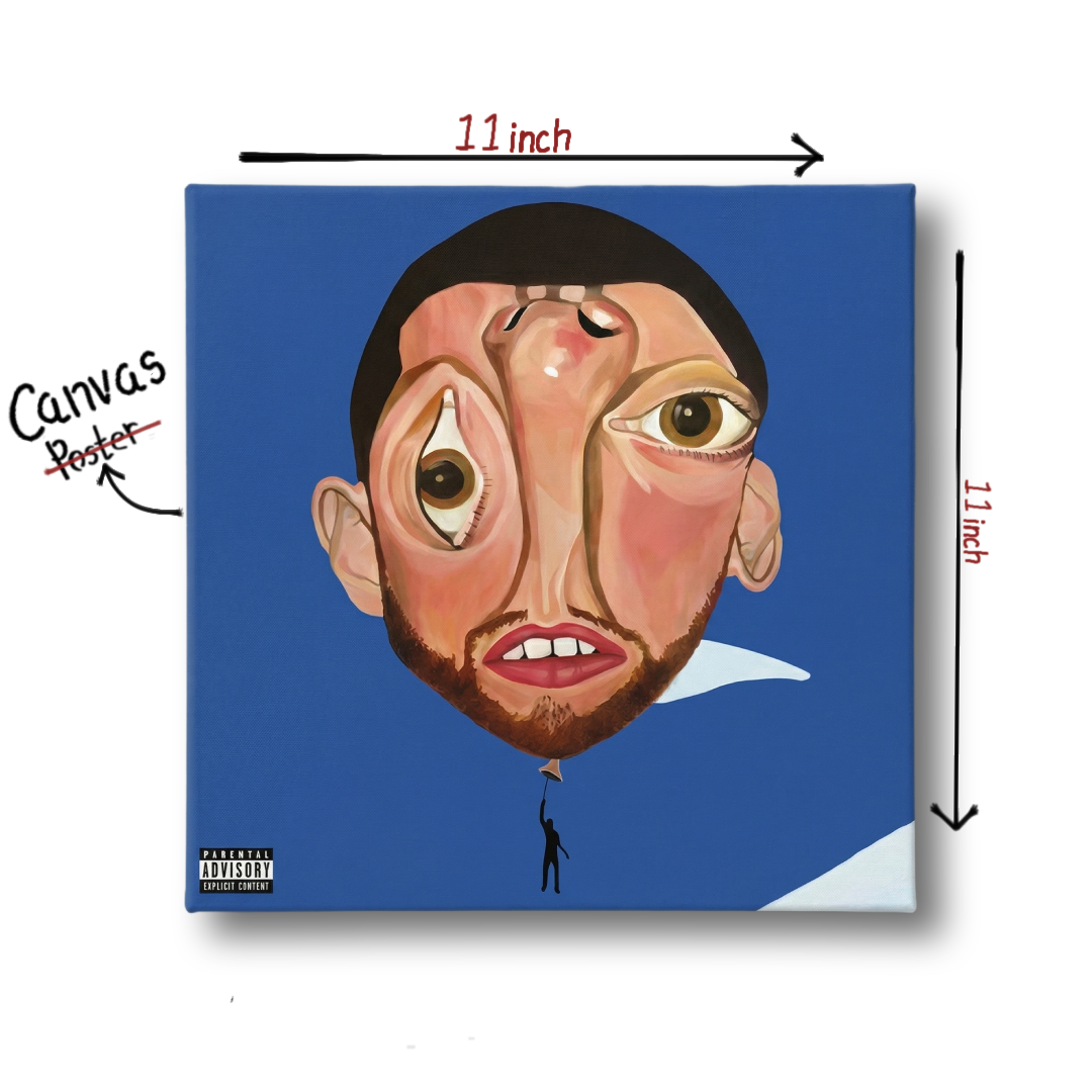 balloonerism - mac miller wooden canvas