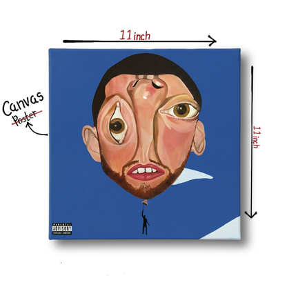 balloonerism - mac miller wooden canvas