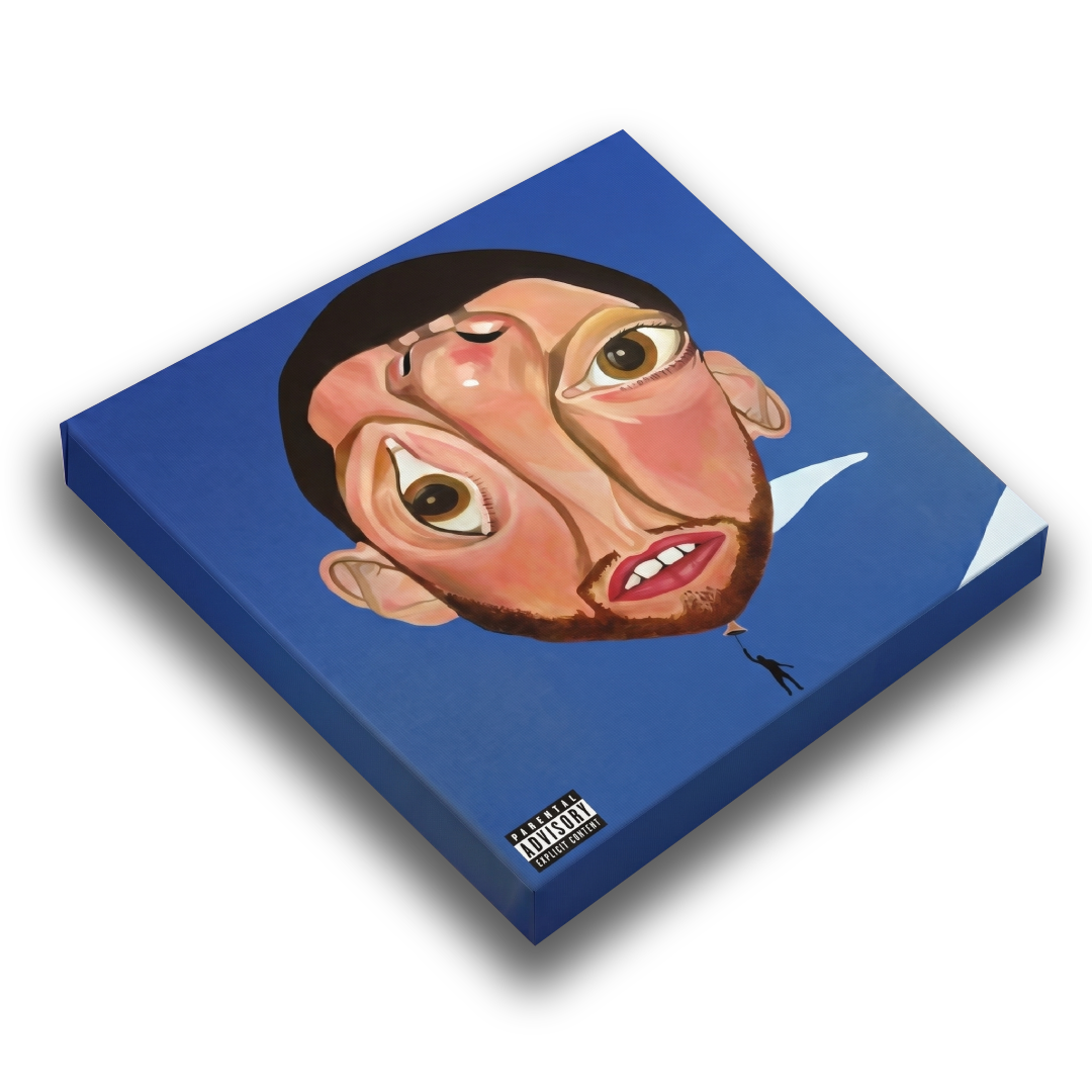 balloonerism - mac miller wooden canvas