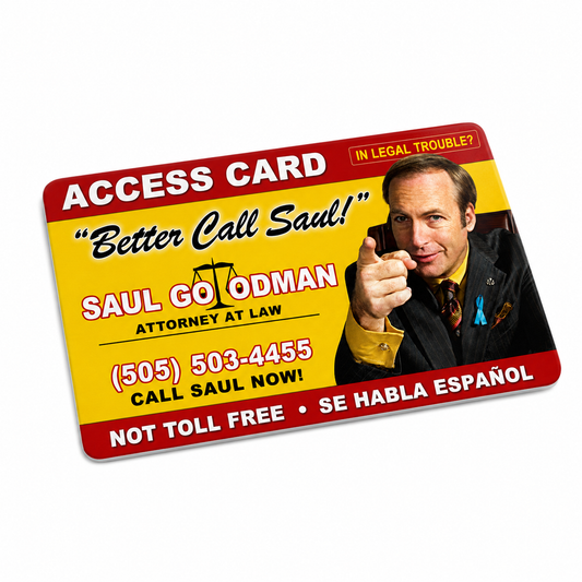 saul goodman business card - breaking bad