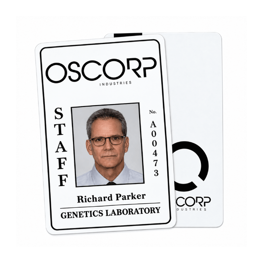 oscorp id card - the amazing spiderman | marvel | customisable