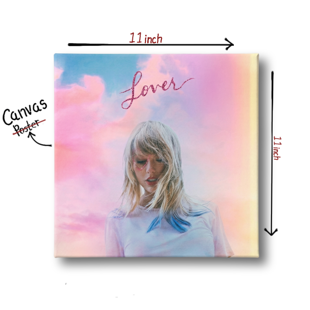 lover - taylor swift wooden canvas