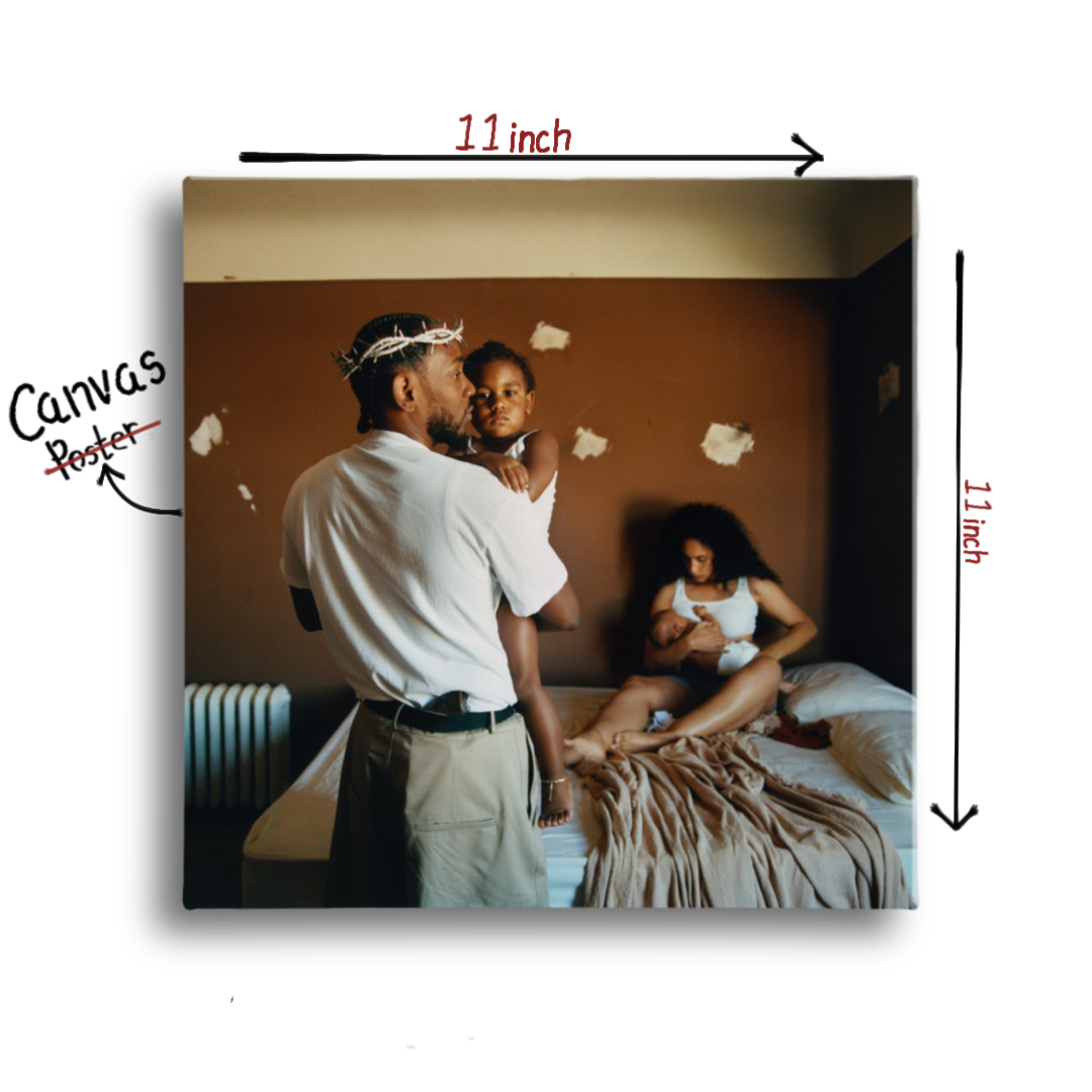 mr.morale & the big steppers - kendrick lamar wooden canvas