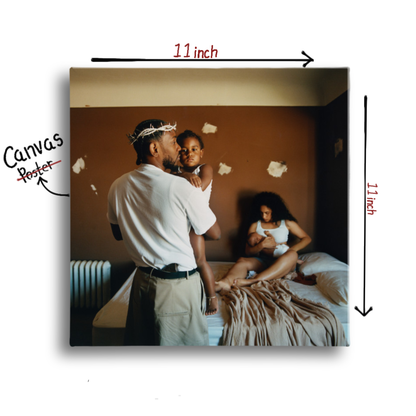 mr.morale & the big steppers - kendrick lamar wooden canvas